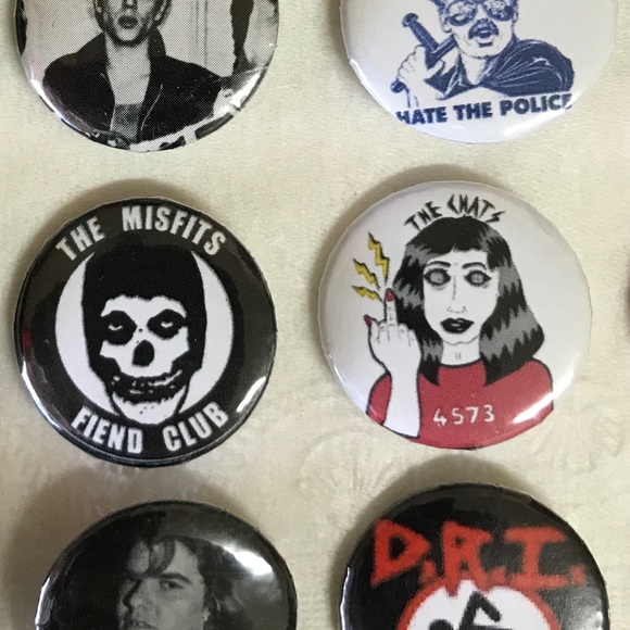 Vintage Punk Rock Pins - Picture 12 of 15
